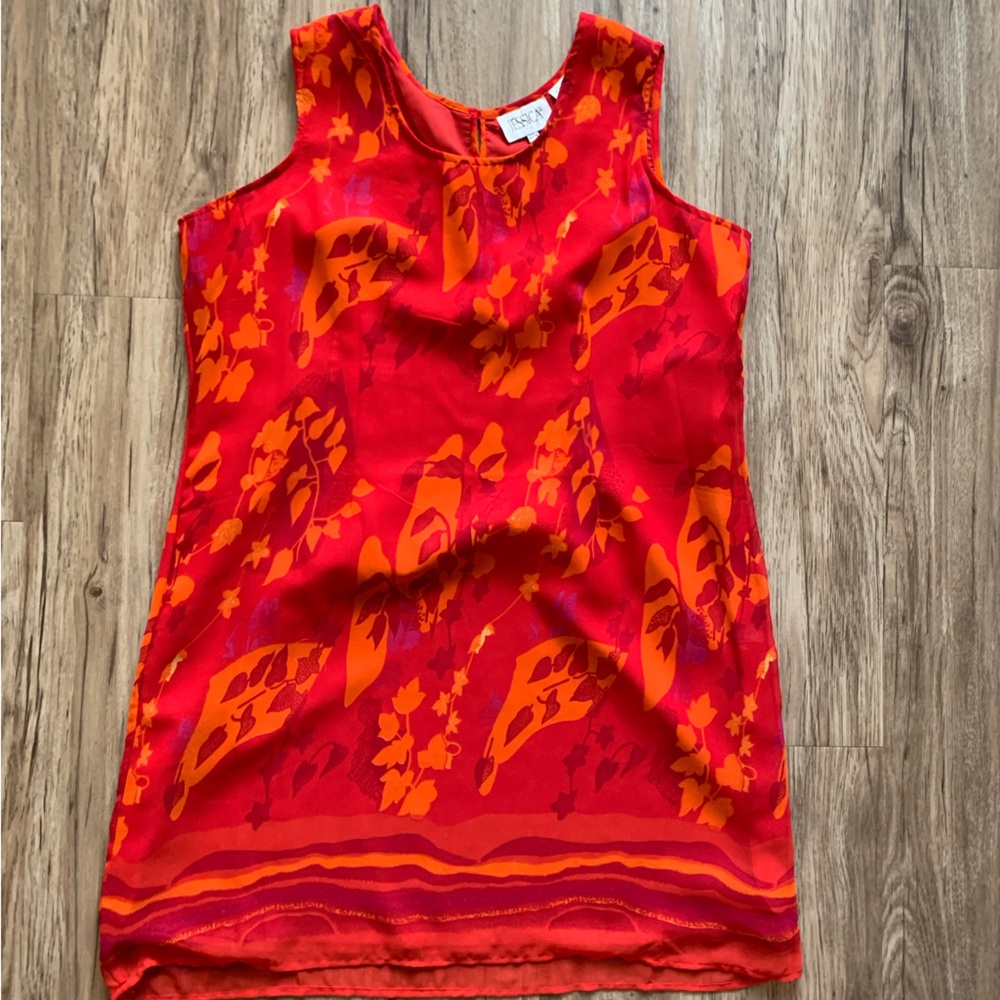 Plus size vintage Jessica shift dress. 90s dress - 22W (fits 18-20)